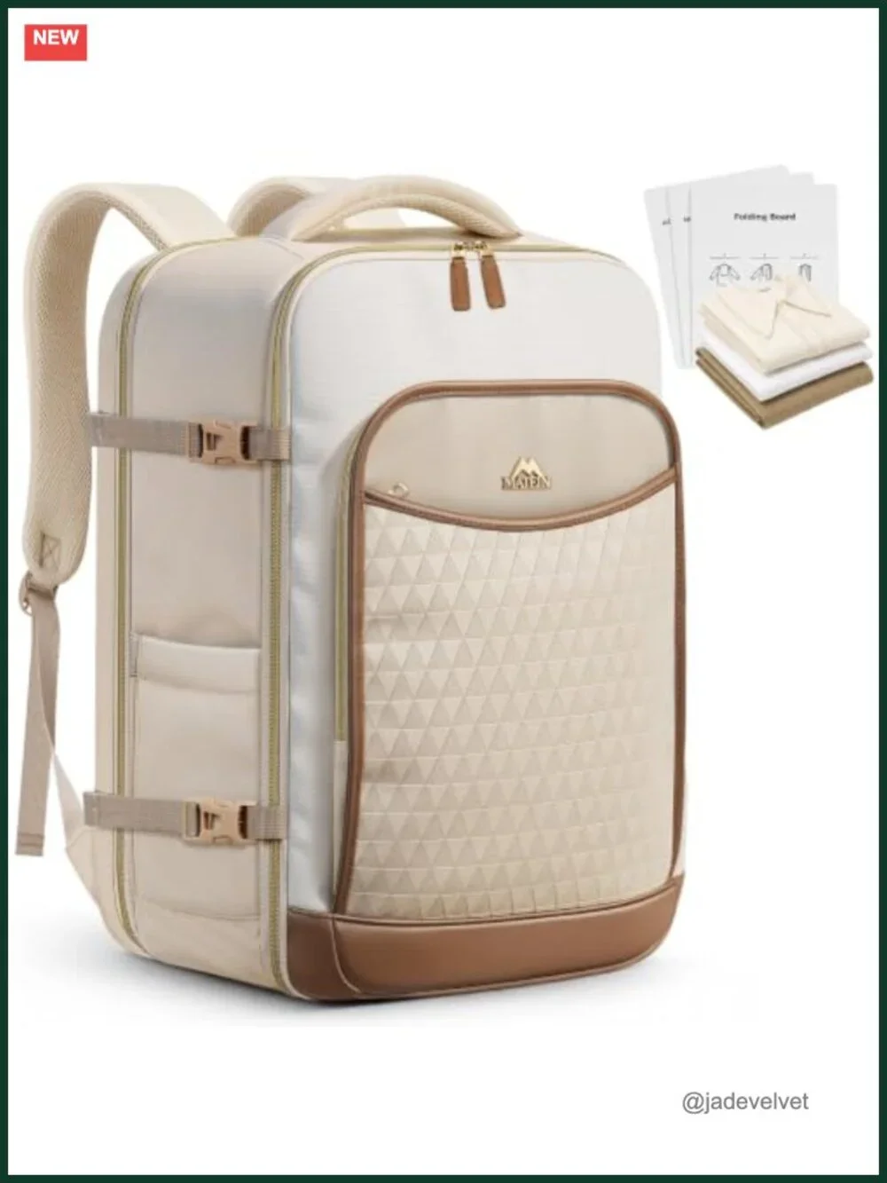 45L Travel Backpack with Folding Boards, TSA Approved Laptop Backpack,